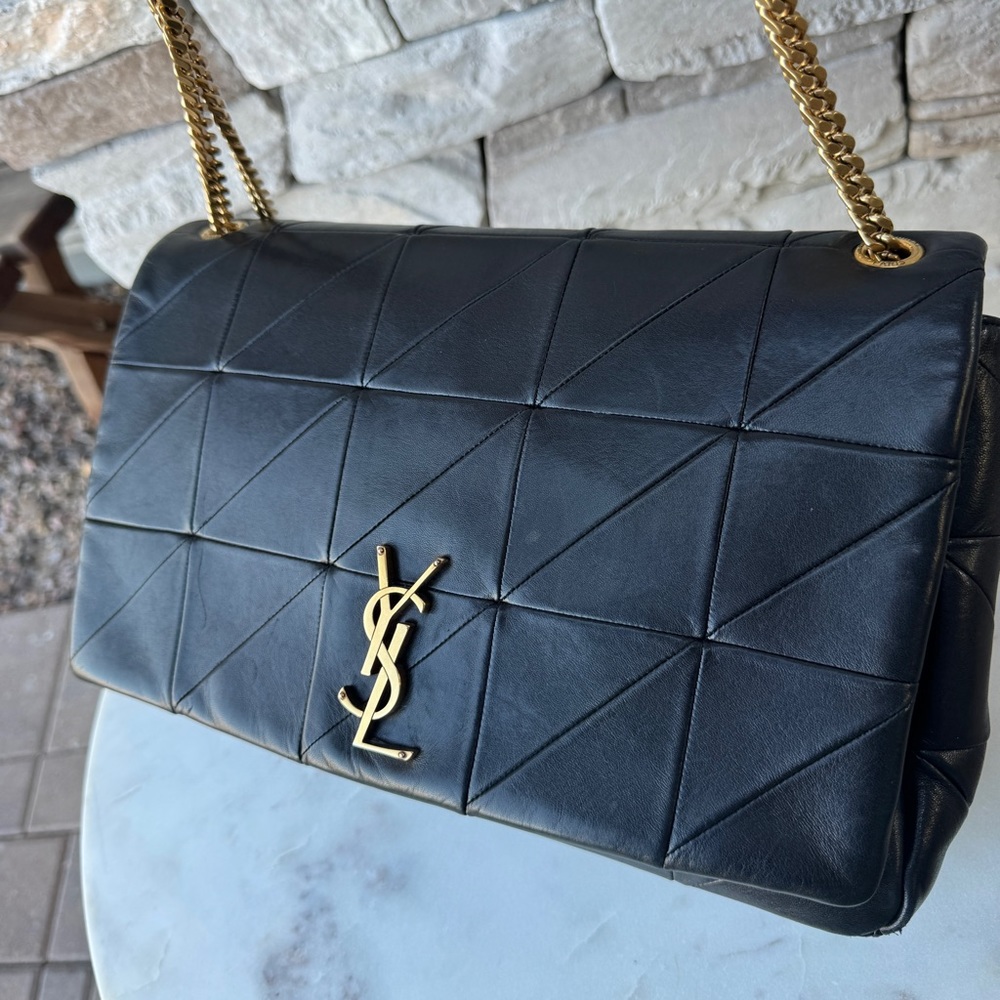 SOLD Saint Laurent Large Jamie Lambskin Shoulder Bag - Picture 4 of 15
